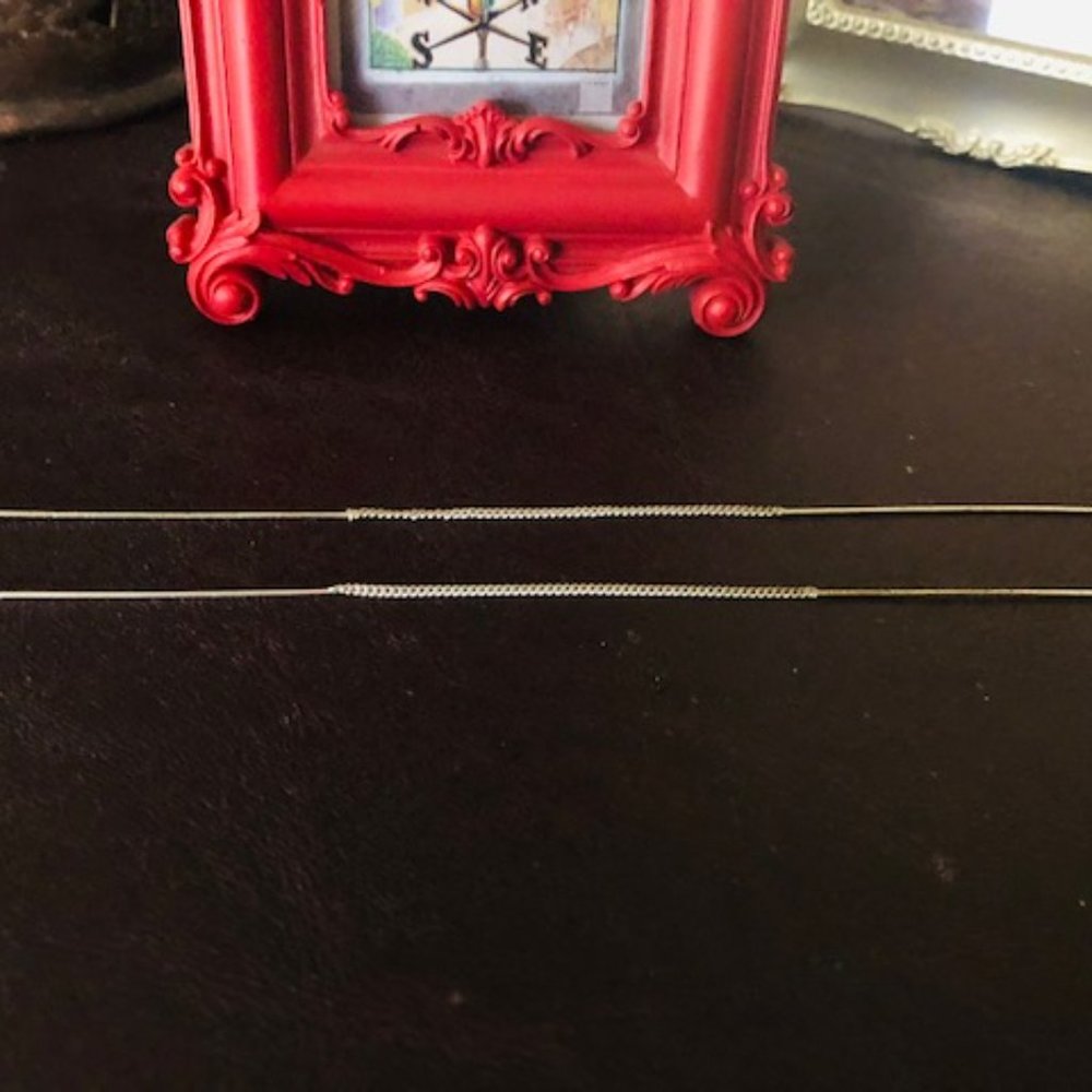 Sterling Silver Thread Dangle Earring - image 2